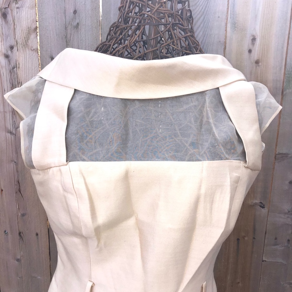 Rickie Freeman for Teri Jon Gold Dress. Sz 6